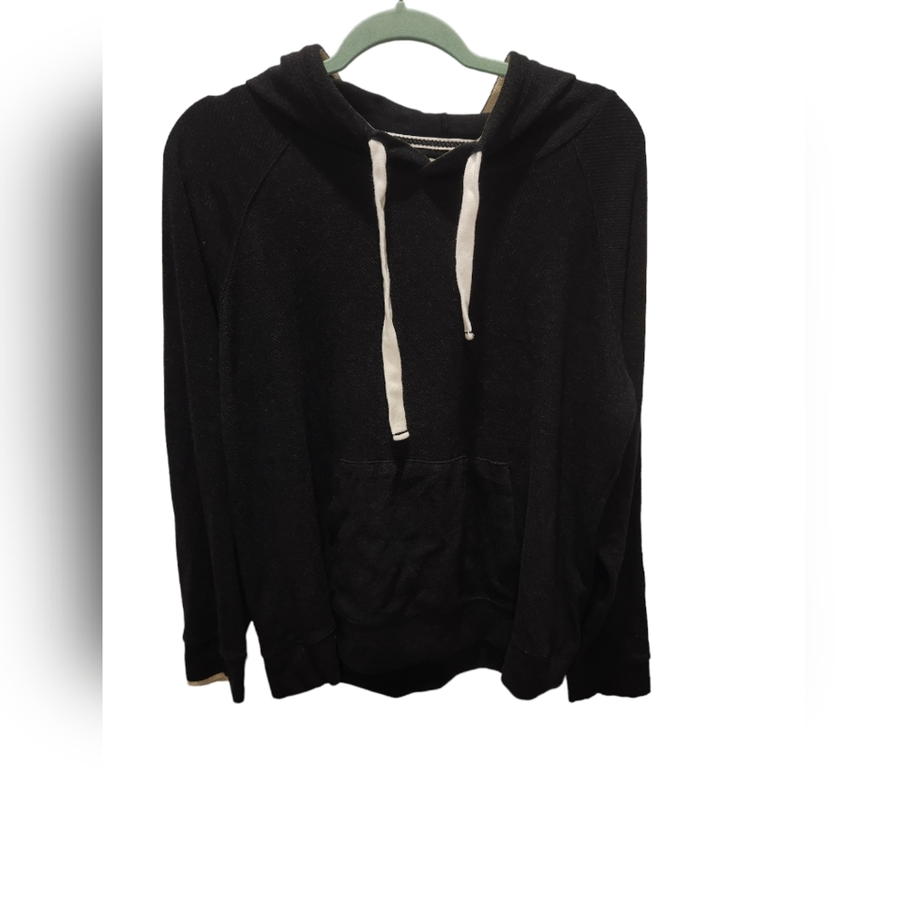 Faherty Legend Sweater Hoodie Large Charcoal - Picture 2 of 10